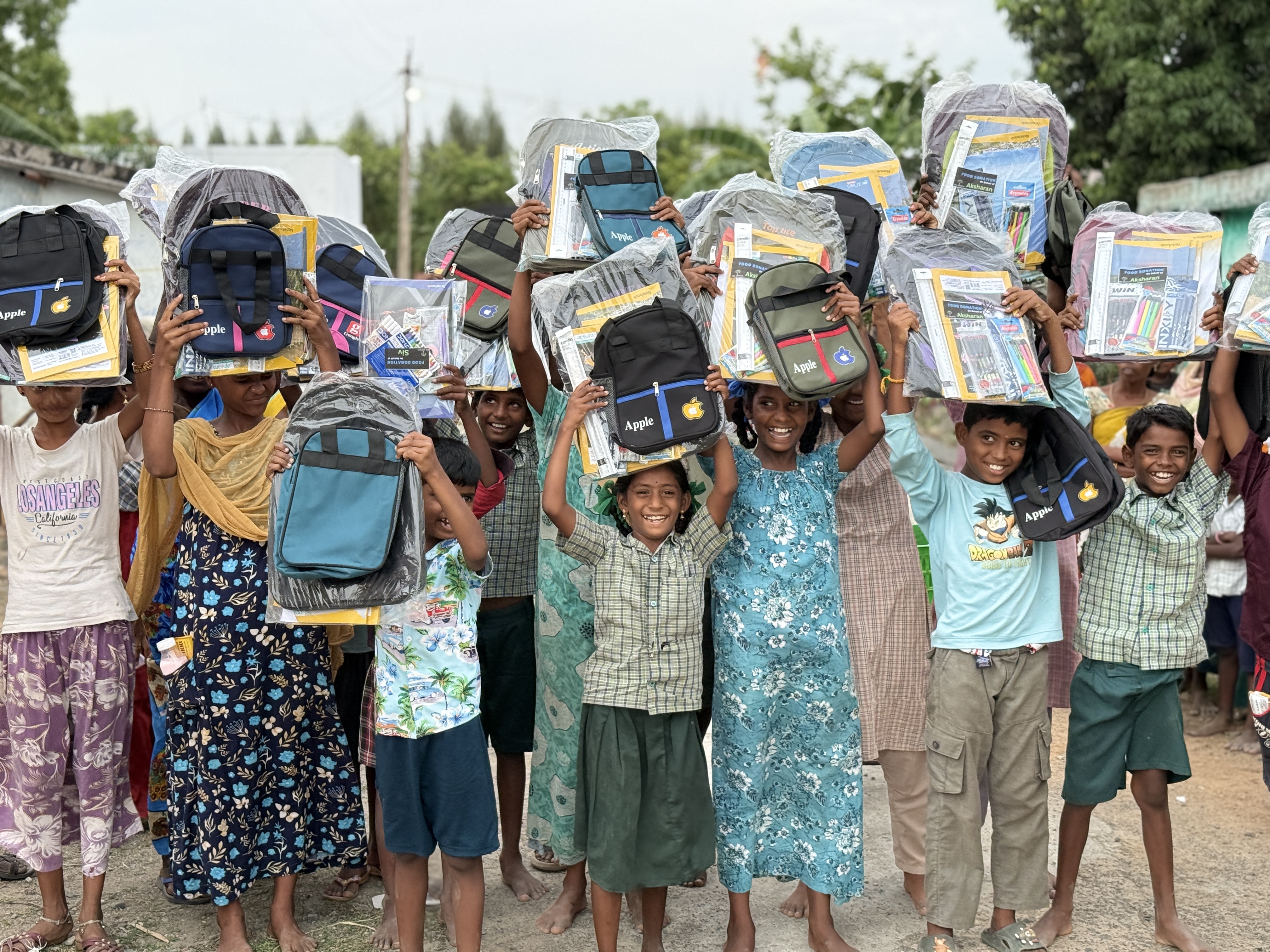 Provide School Bags for Children | Donate ₹450