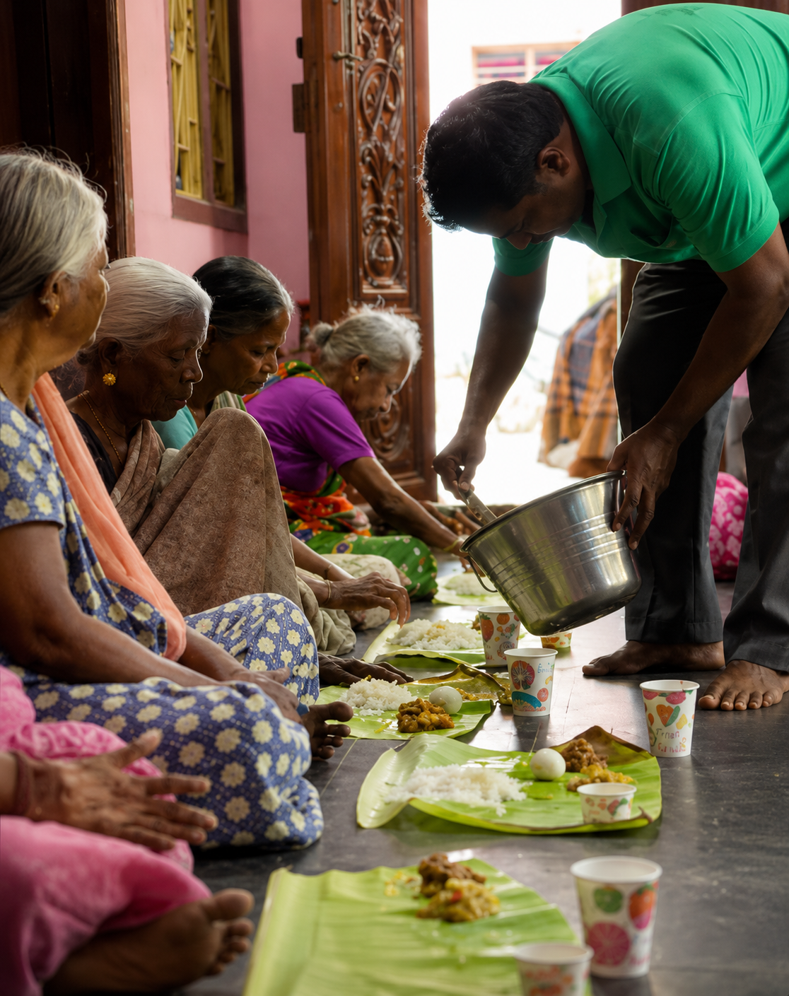 Donate Food for Old Age Peoples | Donate ₹6,000