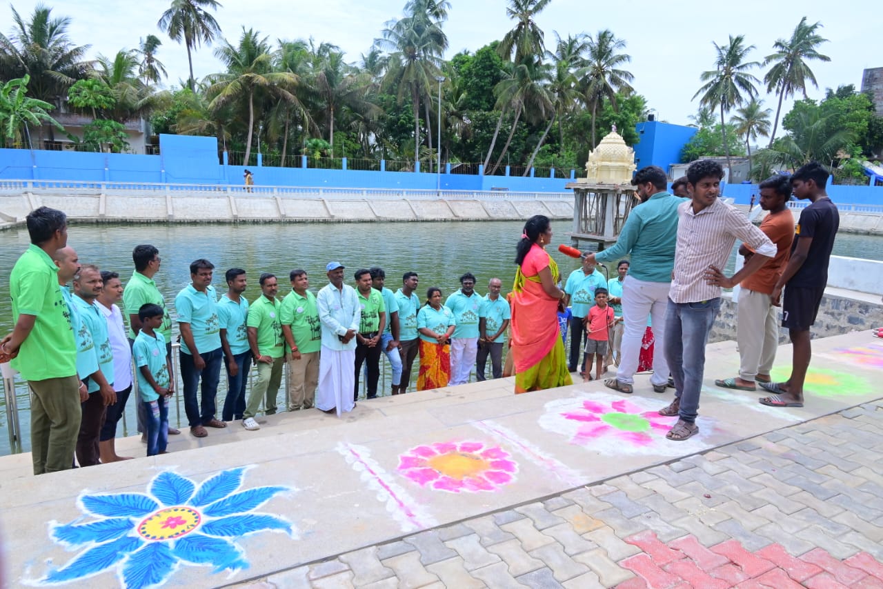 Muzhiyankulam Pond Reopening Ceremony Successfully Completed at Pooranagkuppam, Puducherry