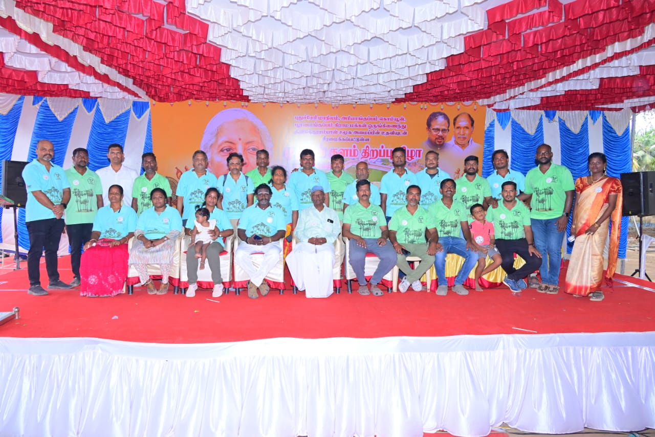 Muzhiyankulam Pond Reopening Ceremony Successfully Completed at Pooranagkuppam, Puducherry