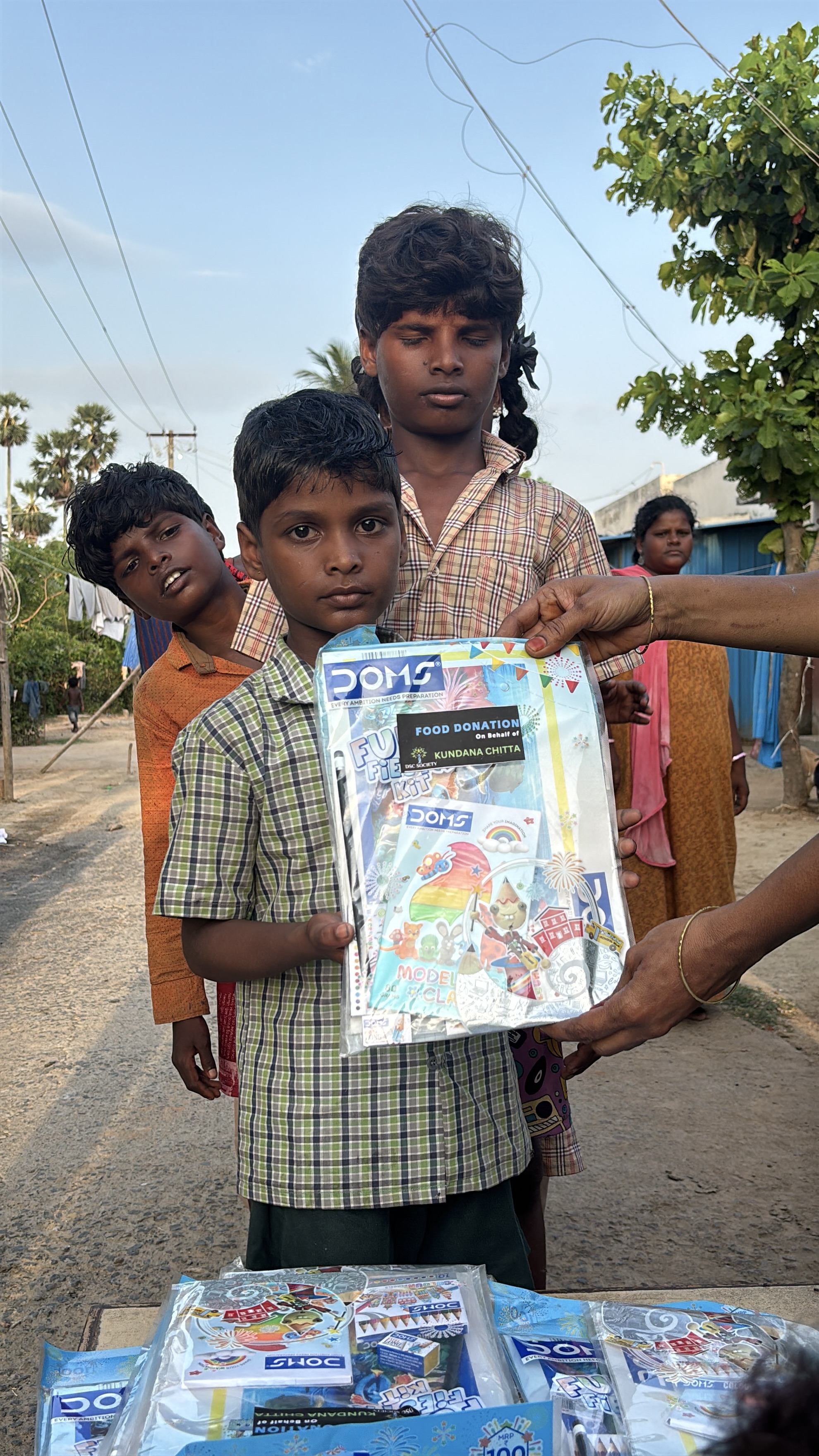 Free stationery kit donation in chennai