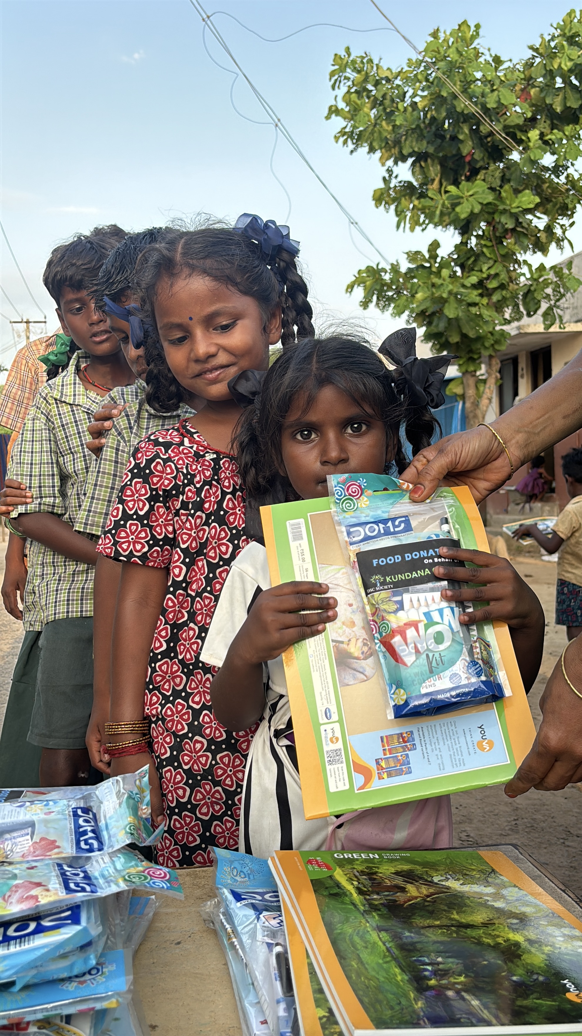 Free stationery kit donation in chennai