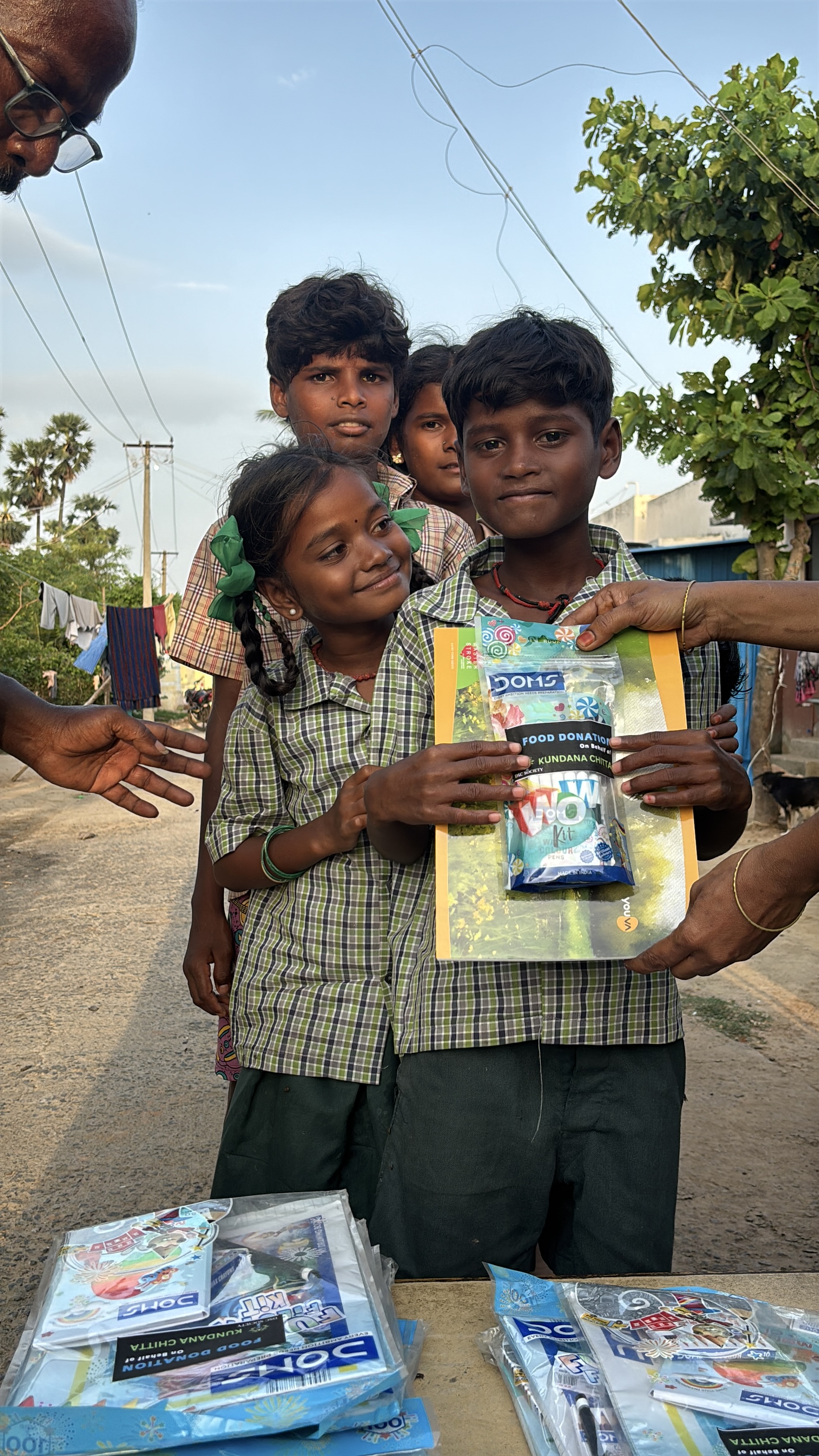 Donate Education Kits for Needy Children from Hyderabad